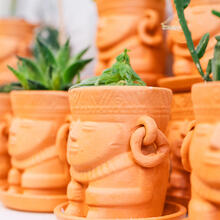 Terracotta potten uit Colombia