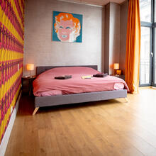 Slaapkamer in B&B Quartier Leonard